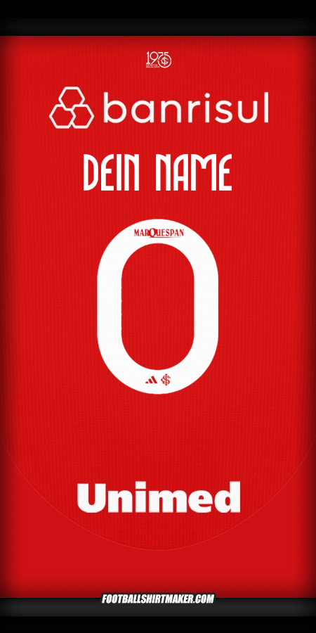Trikot Internacional 2025 -  dein name - 0