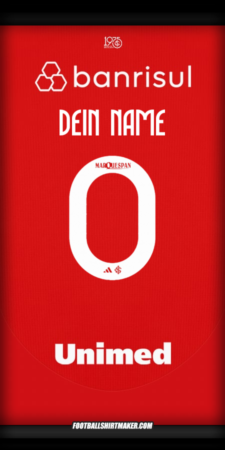 Trikot Internacional 2025 -  dein name - 0