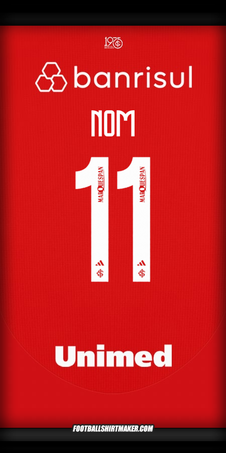 Maillot Internacional 2025 -  nom - 11