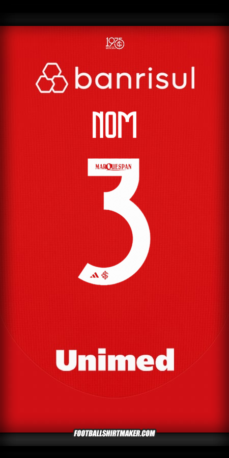 Maillot Internacional 2025 -  nom - 3