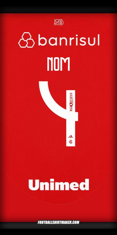 Maillot Internacional 2025 -  nom - 4