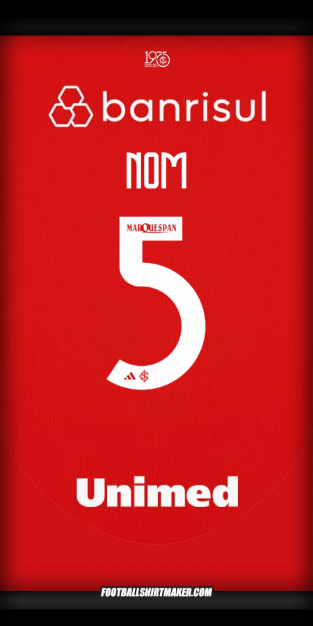 Maillot Internacional 2025 -  nom - 5