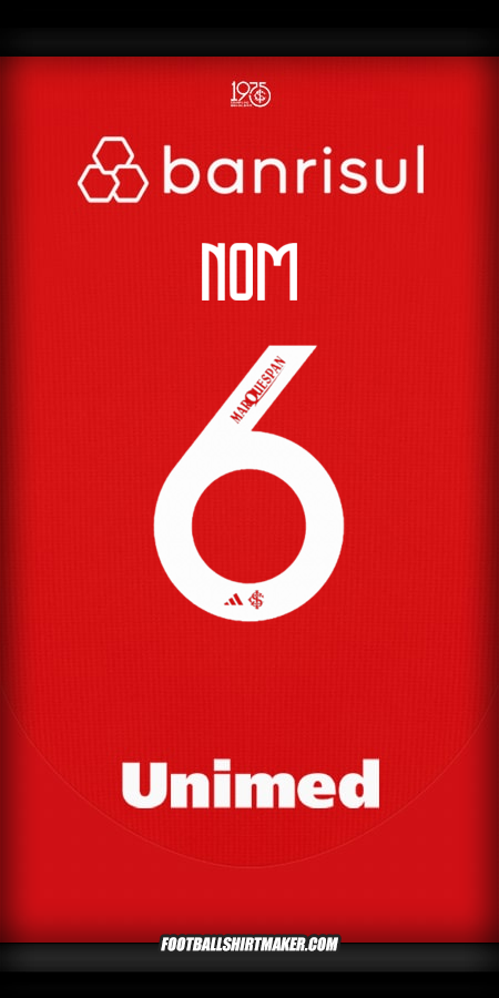 Maillot Internacional 2025 -  nom - 6