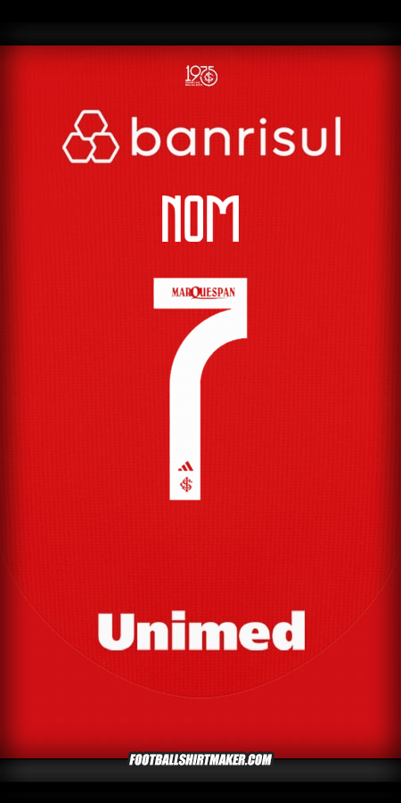 Maillot Internacional 2025 -  nom - 7