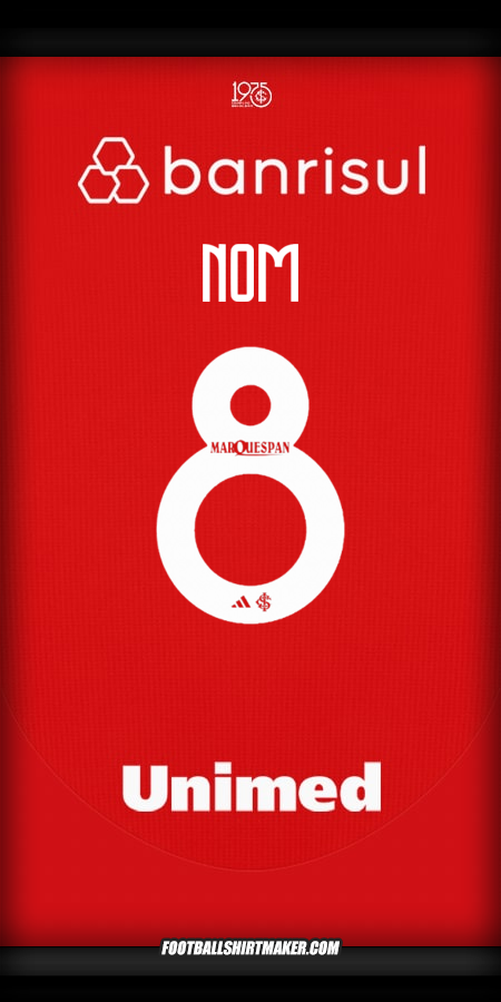 Maillot Internacional 2025 -  nom - 8