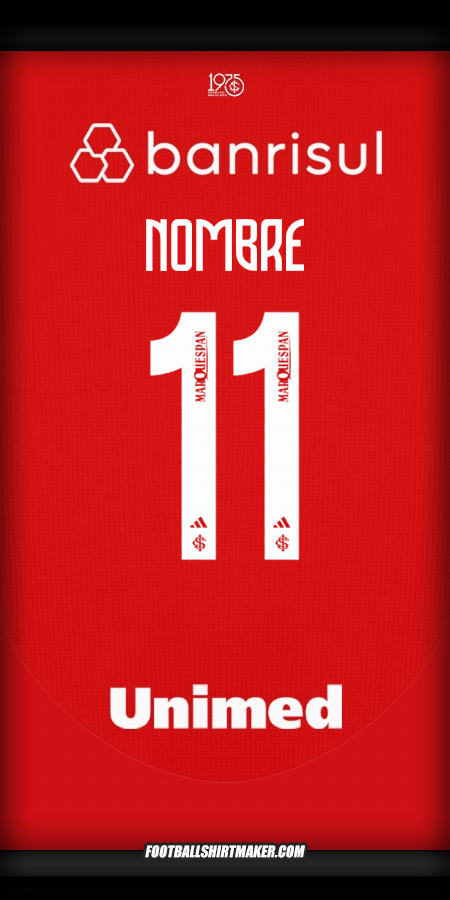 Jersey Internacional 2025 -  nombre - 11
