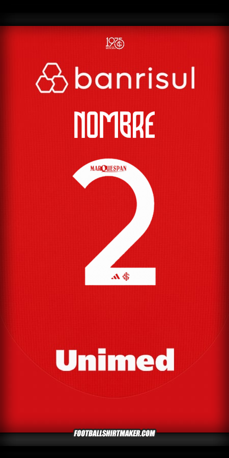 Jersey Internacional 2025 -  nombre - 2