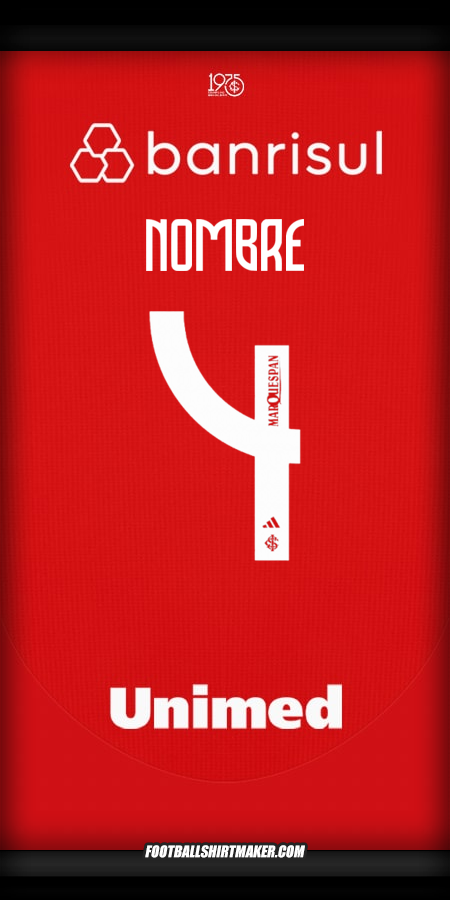 Jersey Internacional 2025 -  nombre - 4