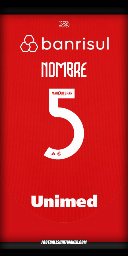 Jersey Internacional 2025 -  nombre - 5
