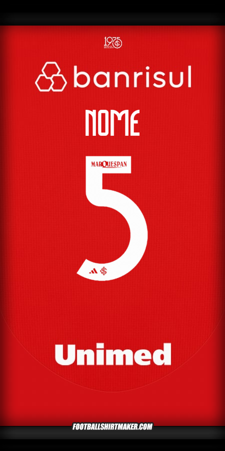 Camisa Internacional 2025 -  nome - 5