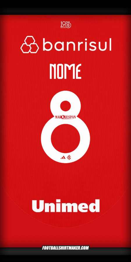 Camisa Internacional 2025 -  nome - 8