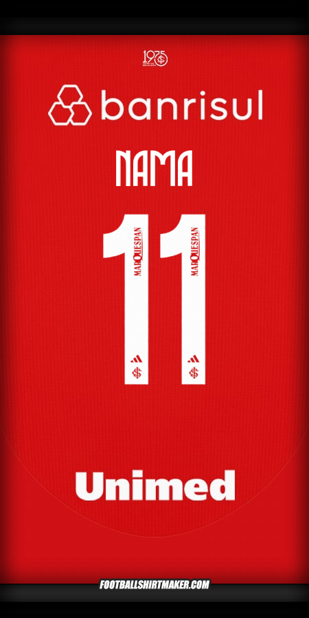 Jersey Internacional 2025 -  nama - 11