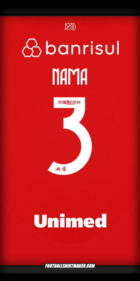 Jersey Internacional 2025 -  nama - 3