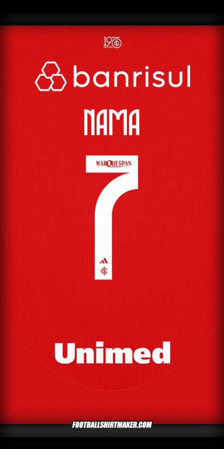 Jersey Internacional 2025 -  nama - 7