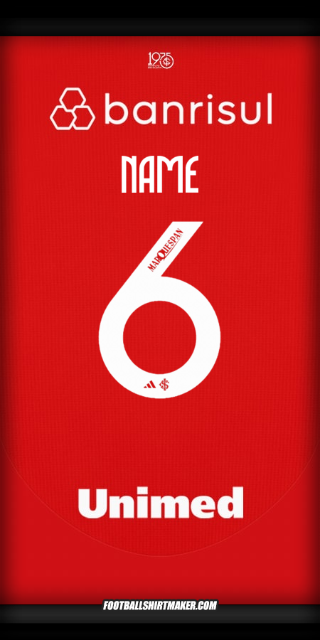 Jersey Internacional 2025 -  name - 6