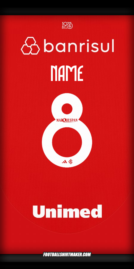 Shirt Internacional 2025 -  name - 8