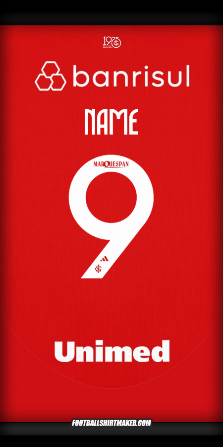 Shirt Internacional 2025 -  name - 9