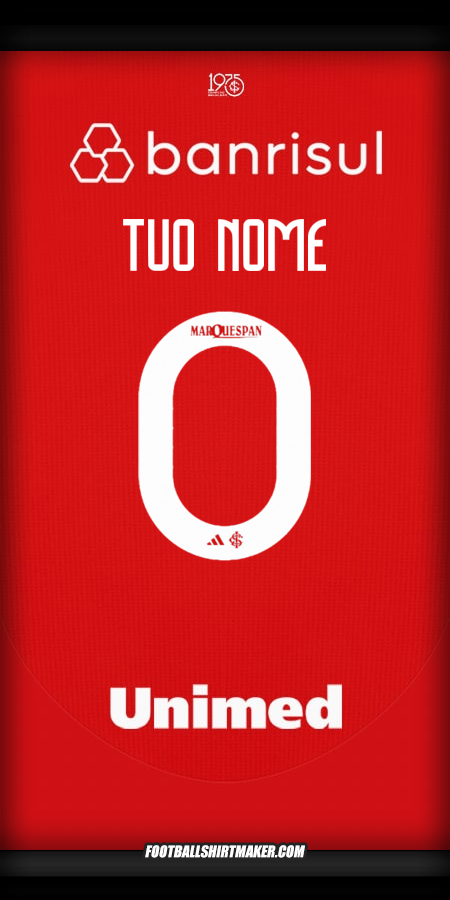 Maglia Internacional 2025 -  tuo nome - 0
