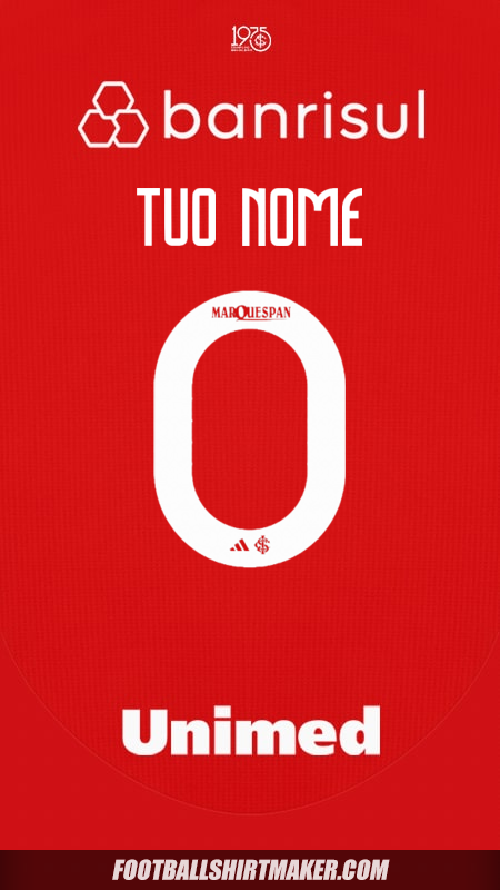 Maglia Internacional 2025 -  tuo nome - 0