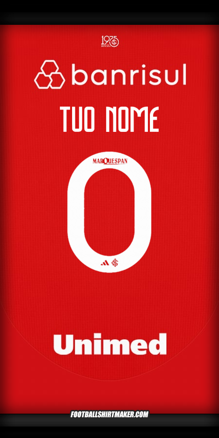 Maglia Internacional 2025 -  tuo nome - 0