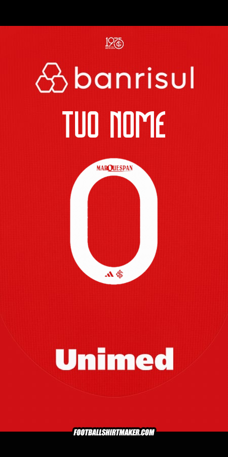 Maglia Internacional 2025 -  tuo nome - 0