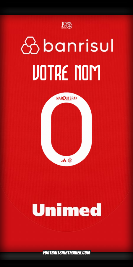Maillot Internacional 2025 -  votre nom - 0