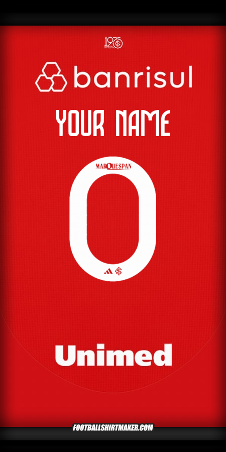 Jersey Internacional 2025 -  your name - 0