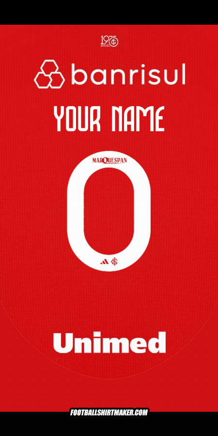 Shirt Internacional 2025 -  your name - 0