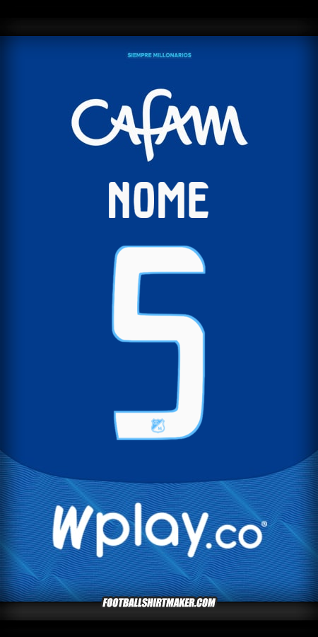 Maglia Millonarios FC 2025 -  nome - 5
