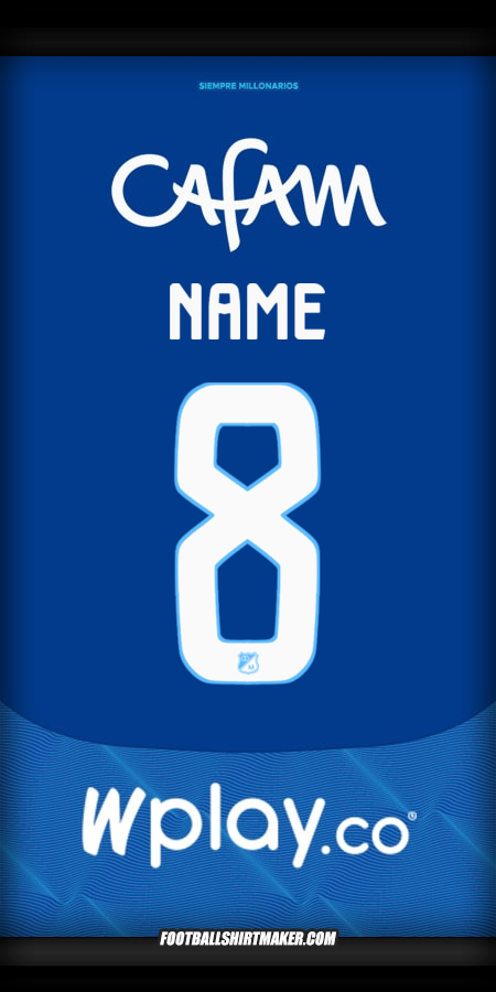 Trikot Millonarios FC 2025 -  name - 8