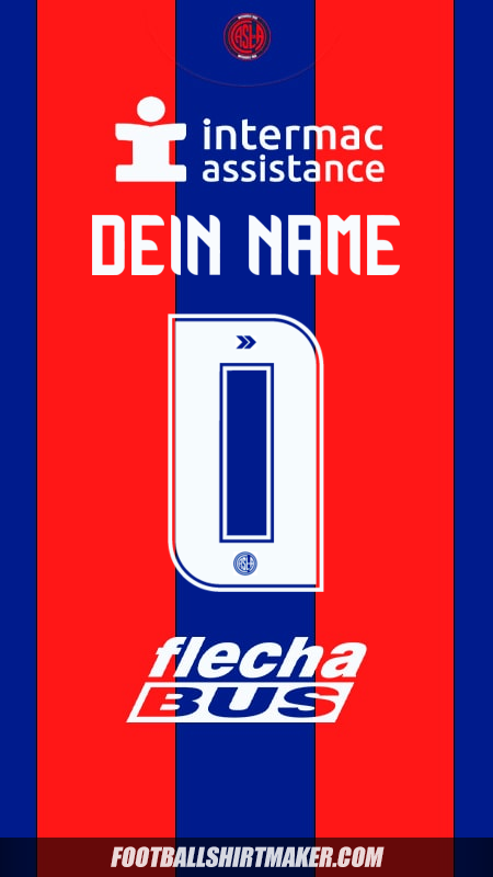 Trikot San Lorenzo 2025 -  dein name - 0
