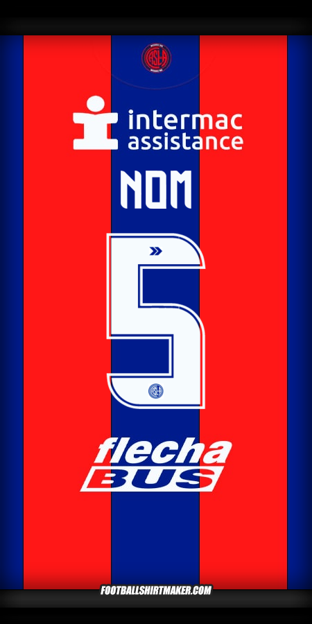 Maillot San Lorenzo 2025 -  nom - 5