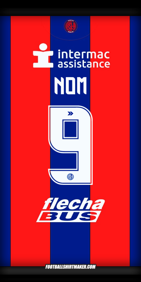 Maillot San Lorenzo 2025 -  nom - 9