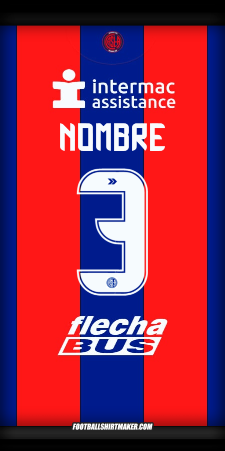 Jersey San Lorenzo 2025 -  nombre - 3