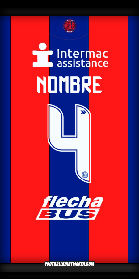 Camiseta San Lorenzo 2025 -  nombre - 4