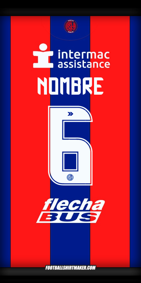 Jersey San Lorenzo 2025 -  nombre - 6