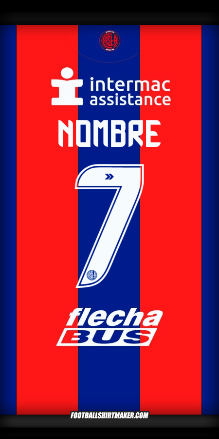Jersey San Lorenzo 2025 -  nombre - 7