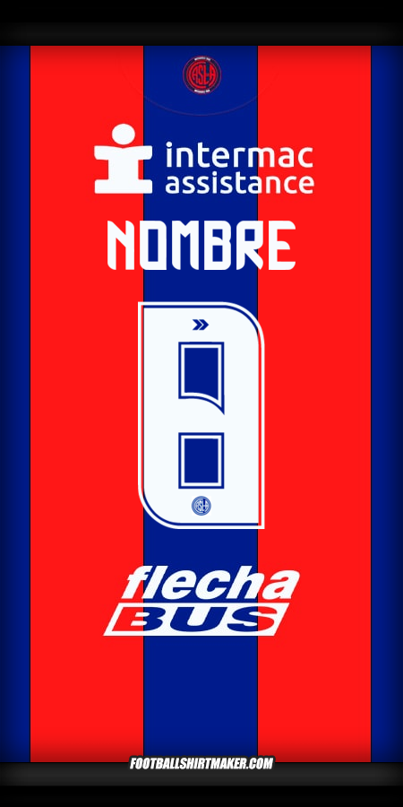 Jersey San Lorenzo 2025 -  nombre - 8