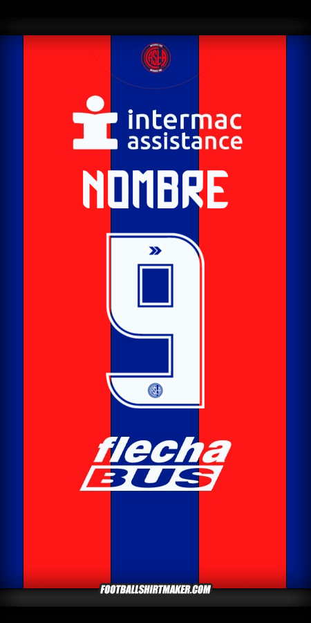Camiseta San Lorenzo 2025 -  nombre - 9