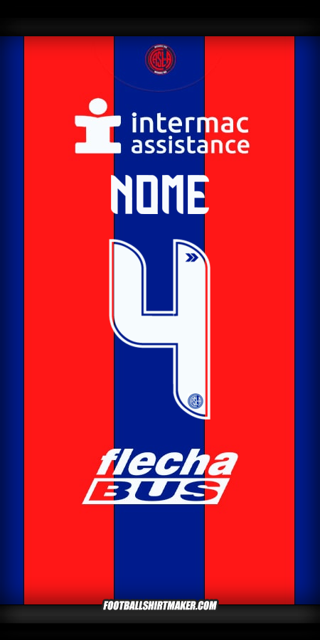 Camisa San Lorenzo 2025 -  nome - 4