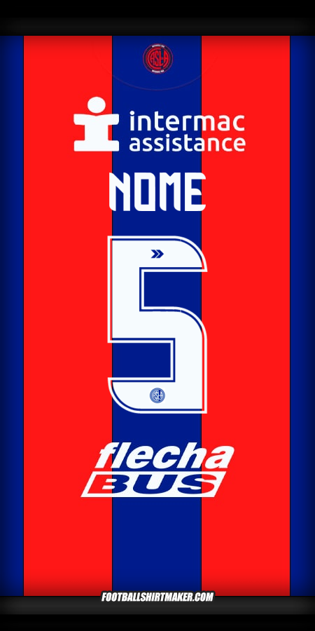 Camisa San Lorenzo 2025 -  nome - 5