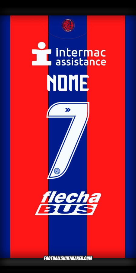 Camisola San Lorenzo 2025 -  nome - 7