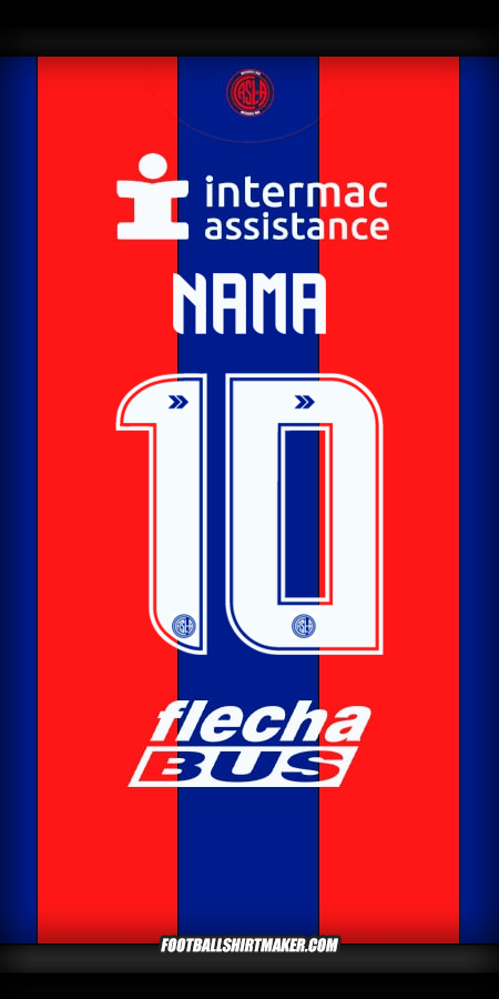 Jersey San Lorenzo 2025 -  nama - 10