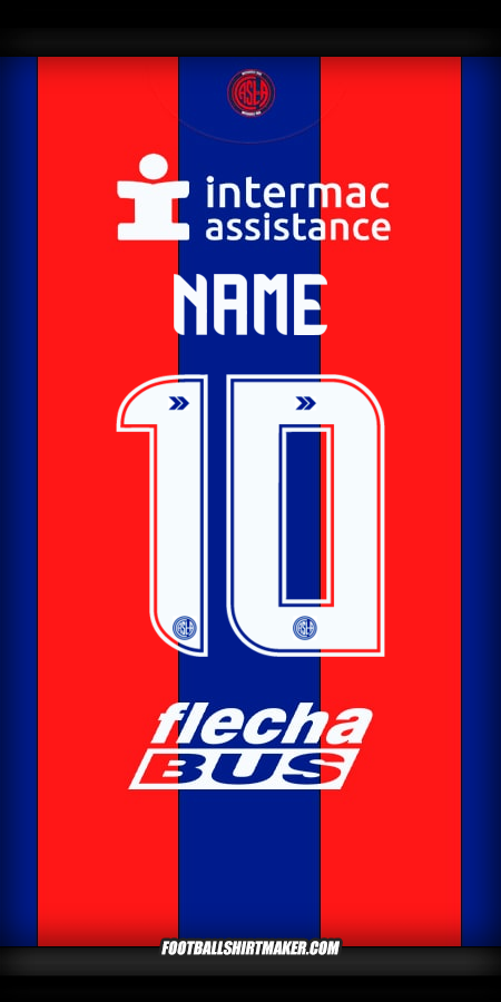 Trikot San Lorenzo 2025 -  name - 10