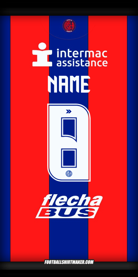 Jersey San Lorenzo 2025 -  name - 8