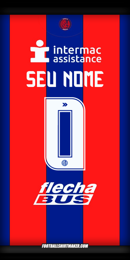 Camisa San Lorenzo 2025 -  seu nome - 0