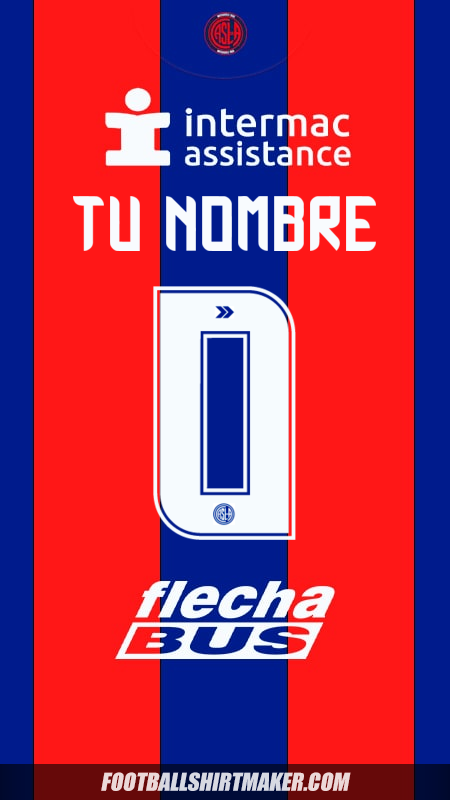Camiseta San Lorenzo 2025 -  tu nombre - 0
