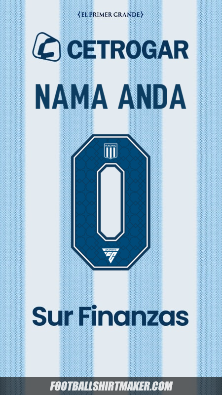 Jersey Racing Club 2025 -  nama anda - 0