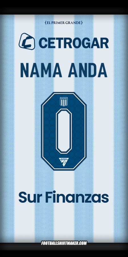 Jersey Racing Club 2025 -  nama anda - 0