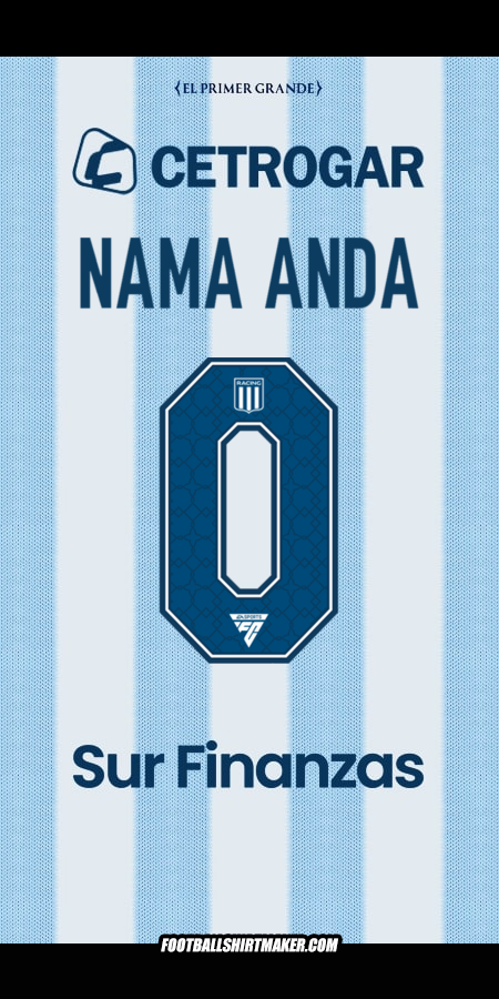 Jersey Racing Club 2025 -  nama anda - 0